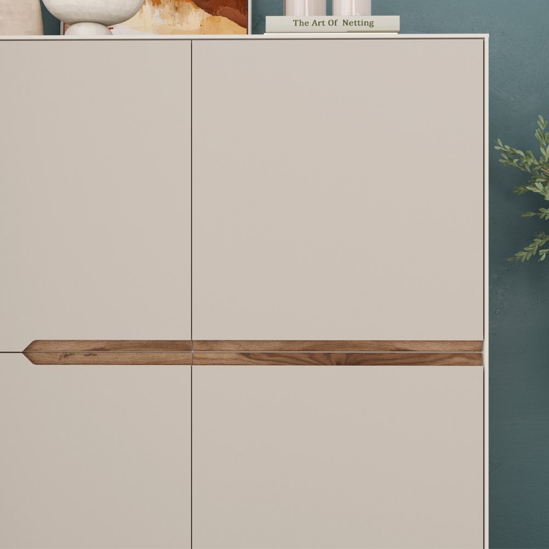 Μπουφές Arch Megapap χρώμα sandstone 98x40x120,5εκ.