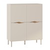 Μπουφές Marquise Megapap χρώμα sandstone 98x40x120εκ.