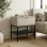 Κομοδίνο Melis Megapap χρώμα sandstone 45x35x56,4εκ.