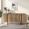 Μπουφές Orontes Megapap χρώμα καρυδί 160x35,2x80εκ.