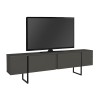 Έπιπλο τηλεόρασης Orontes Megapap χρώμα ανθρακί 180x29,6x50εκ.