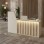 Γραφείο υποδοχής - reception Zegma Megapap με LED χρώμα sandstone - travertine 181,2x73,2x120εκ.