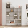 Βιβλιοθήκη Manco Megapap χρώμα sandstone 122x25,5x188εκ.