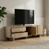 Έπιπλο τηλεόρασης Capri Megapap χρώμα sapphire oak 180x45x55εκ.