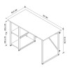 Έπιπλο πλυντηρίου Verno Megapap χρώμα pine oak 90x59,8x92,8εκ.