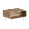 Τραπεζάκι σαλονιού Draen Megapap χρώμα sepet oak 70,3x50x38,7εκ.