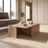 Τραπεζάκι σαλονιού Bora Megapap χρώμα sepet oak 82x52x28,5εκ.