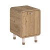 Κομοδίνο Doro Megapap χρώμα sepet oak 35,3x34x51εκ.