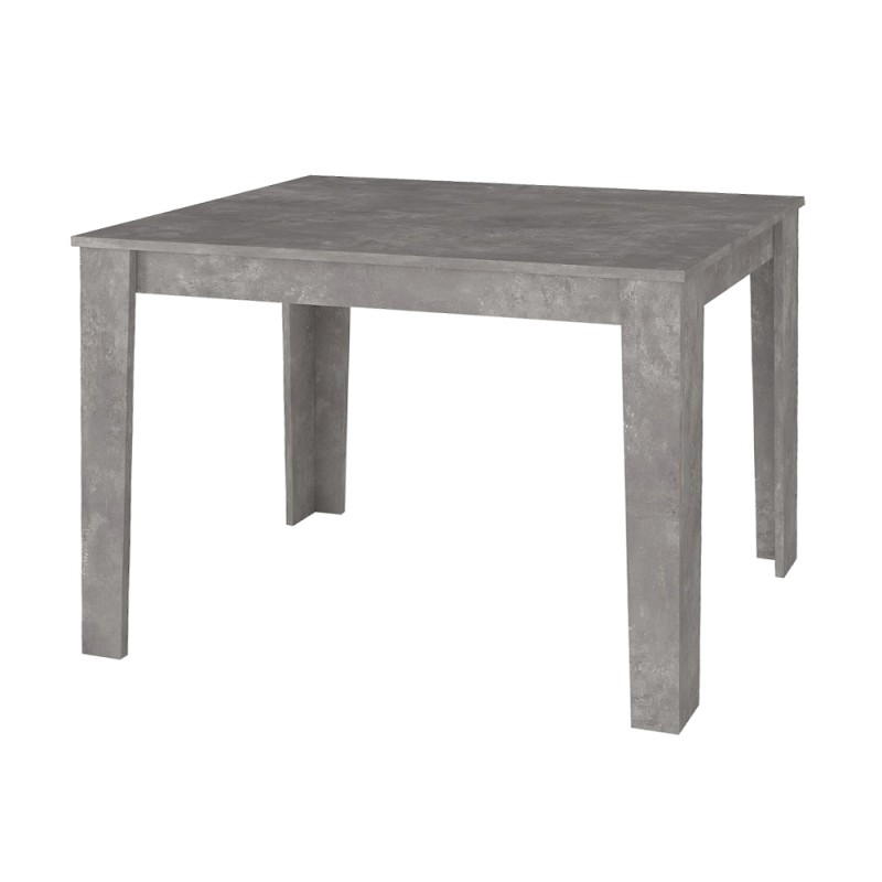 Τραπέζι Darlen Megapap χρώμα γκρι σκυροδέματος 125x72x74εκ.
