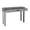 Κονσόλα Rochel Megapap χρώμα γκρι σκυροδέματος 120x35x89,8εκ.