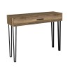 Κονσόλα Rochel Megapap χρώμα καρυδί 120x35x89,8εκ.
