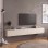 Έπιπλο τηλεόρασης επιτοίχιο Espanse Megapap χρώμα sandstone 241,8x31,7x30εκ.