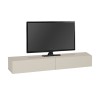 Έπιπλο τηλεόρασης επιτοίχιο Espanse Megapap χρώμα sandstone 241,8x31,7x30εκ.