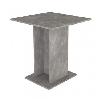 Τραπέζι Allos Megapap χρώμα γκρι σκυροδέματος 75x75x77εκ.