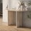 Κονσόλα Cortado Megapap χρώμα travertine 120x35x75εκ.