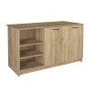 Τραπέζι - Πάγκος κουζίνας Peres Megapap χρώμα sepet oak 150x70x91,8εκ.