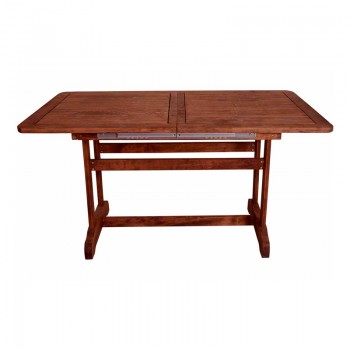 Τραπέζι επεκτεινόμενο Klara Megapap από ξύλο οξιάς σε χρώμα κερασί εμποτισμού 120+40x80x71εκ.