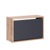 Παπουτσοθήκη 6 ζεύγων Step Megapap σε ανθρακί - sonoma 60x30x42εκ.