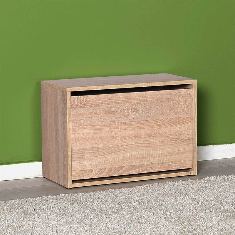 Παπουτσοθήκη 6 ζεύγων Step Megapap σε χρώμα sonoma 60x30x42εκ.