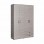 Ντουλάπα ρούχων Dynamic Megapap τετράφυλλη σε χρώμα zara 137x52x187cm.