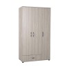 Ντουλάπα ρούχων Dynamic Megapap τρίφυλλη σε χρώμα zara 103x52x187εκ.