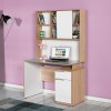 Γραφείο Plus Megapap σε χρώμα sonoma - λευκό 105x56x170εκ.