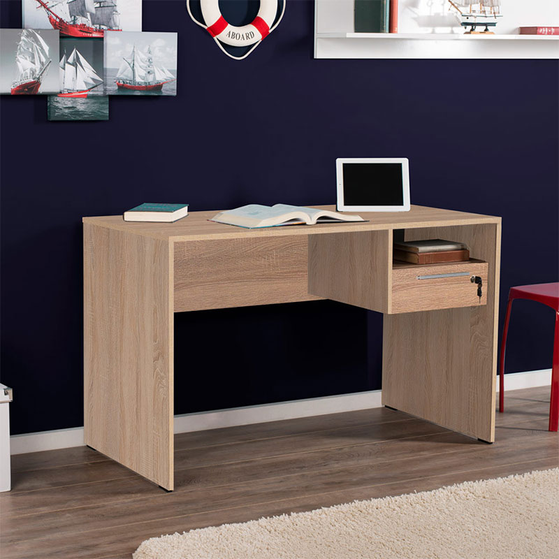 Γραφείο Concept Megapap σε χρώμα sonoma 120x60x75εκ.