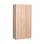Ντουλάπα ρούχων Bodrum Megapap τρίφυλλη σε χρώμα sonoma 91x47x182εκ.