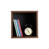 Βιβλιοθήκη στοιβαζόμενη Flat Megapap σε χρώμα καρυδί 33x19x33εκ.