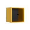 Βιβλιοθήκη στοιβαζόμενη Flat Megapap σε χρώμα κίτρινο 33x19x33εκ.