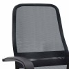 Καρέκλα γραφείου Moonlight Megapap με ύφασμα Mesh χρώμα μαύρο 66,5x70x102/112εκ.
