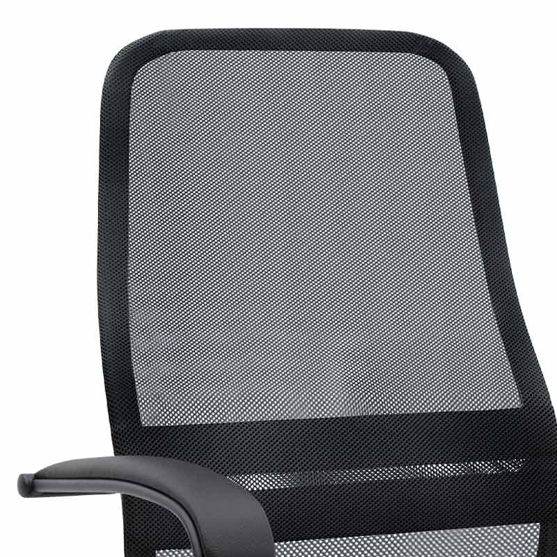 Καρέκλα γραφείου Moonlight Megapap με ύφασμα Mesh χρώμα μαύρο 66,5x70x102/112εκ.
