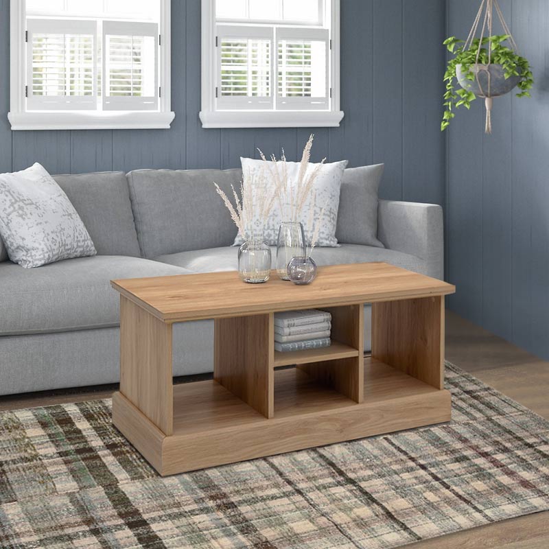 Τραπεζάκι σαλονιού Brady Megapap χρώμα sonoma 90x46x43εκ.