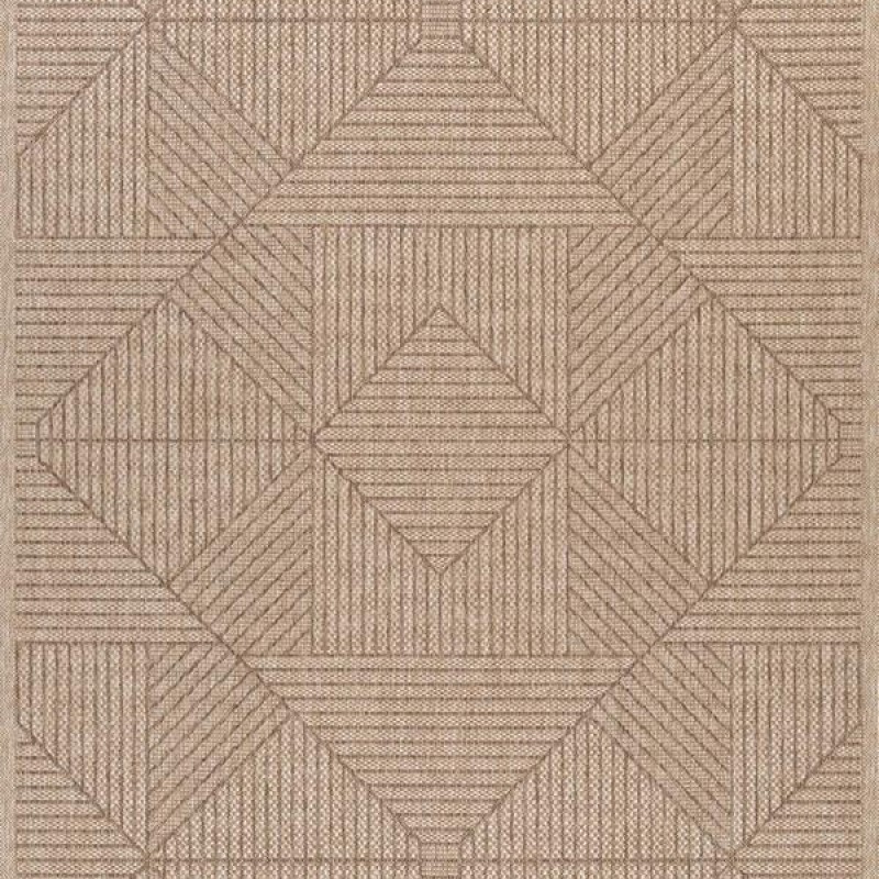 ΧΑΛΙ ETHNIK  2011C BROWN/CARAMEL BEIGE - 133X190  NewPlan