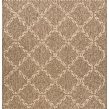 ΧΑΛΙ ETHNIK  2012C BROWN/CARAMEL BEIGE - 133X190  NewPlan