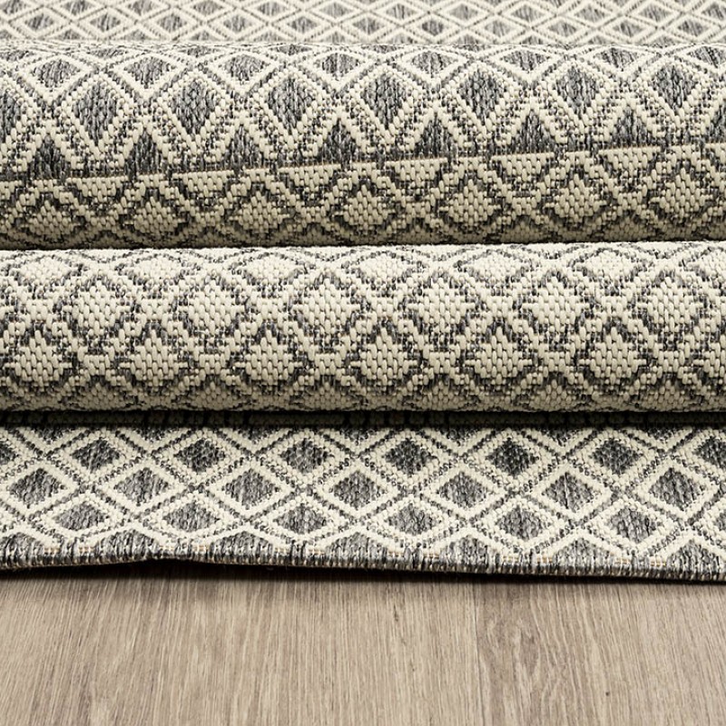 ΧΑΛΙ ETHNIK  1391D GREY-ECRU - 133X190  NewPlan