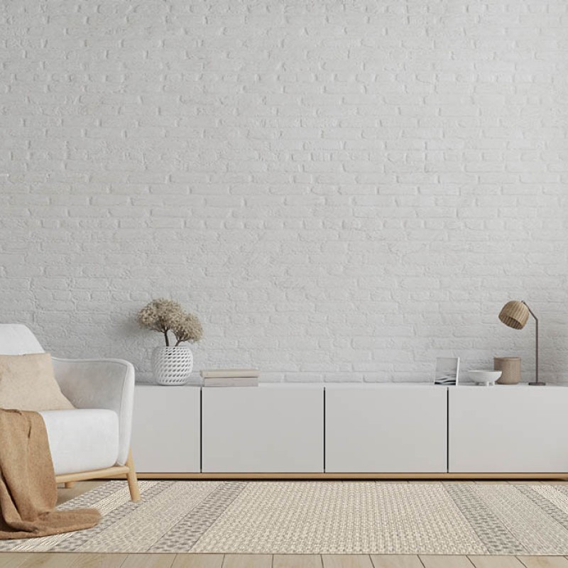 ΧΑΛΙ ETHNIK  1391D GREY-ECRU - 160X230  NewPlan