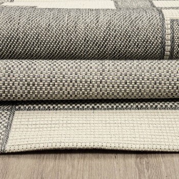 ΧΑΛΙ ETHNIK  1449D GREY-ECRU - 070X140  NewPlan