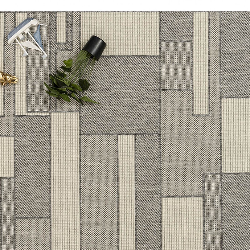 ΧΑΛΙ ETHNIK  1449D GREY-ECRU - 070X140  NewPlan