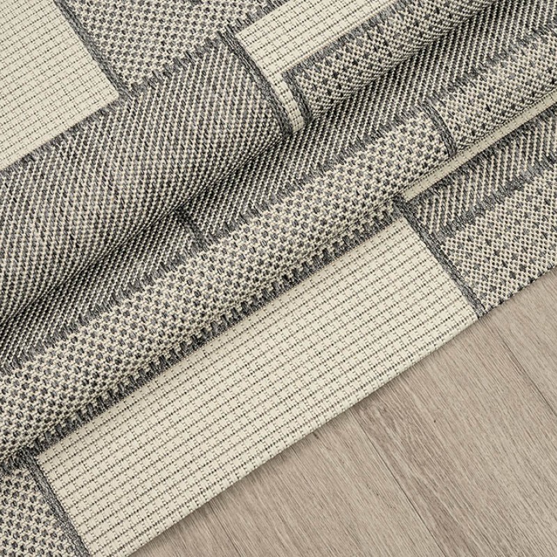 ΧΑΛΙ ETHNIK  1449D GREY-ECRU - 133X190  NewPlan