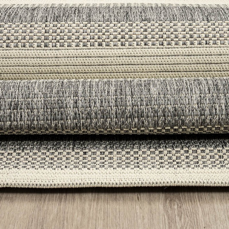 ΧΑΛΙ ETHNIK  8223D GREY-ECRU - 070X140  NewPlan