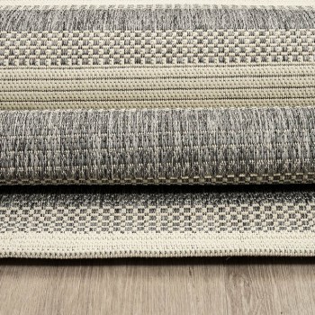 ΧΑΛΙ ETHNIK  8223D GREY-ECRU - 200X285  NewPlan