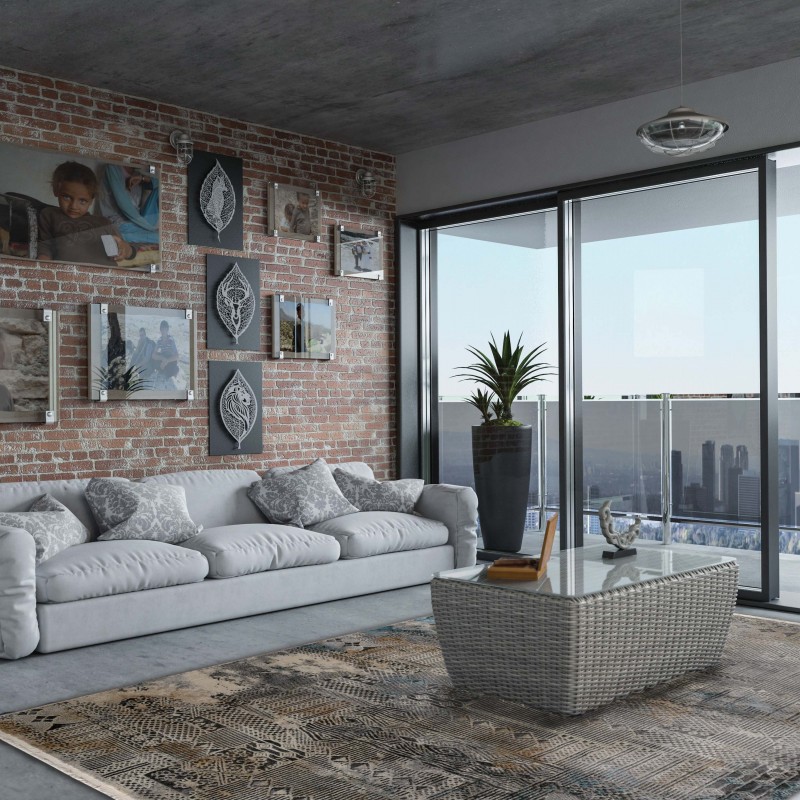 ΧΑΛΙ TORONTO 33015/110 ΣΤΟΚ Π.Χ. - SET067(2x150,1x210)  NewPlan