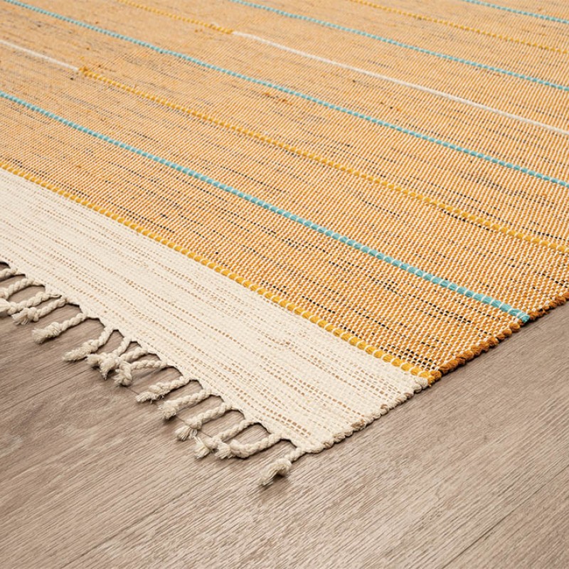 ΧΑΛΙ RIBELLA ΧΕΙΡΟΠΟΙΗΤΟ 200 BEIGE - 070X140  NewPlan