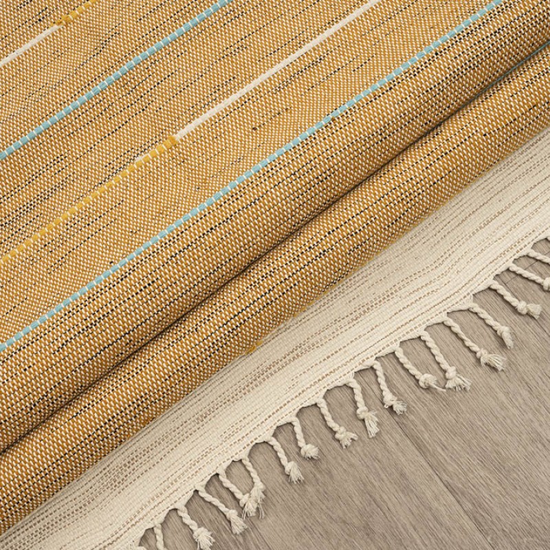 ΧΑΛΙ RIBELLA ΧΕΙΡΟΠΟΙΗΤΟ 200 BEIGE - 070X140  NewPlan