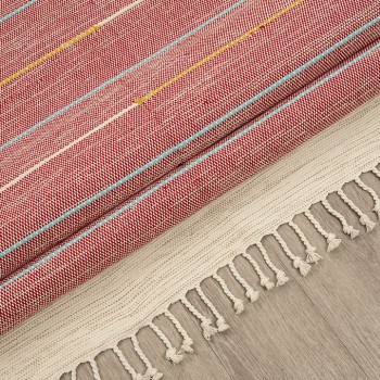 ΧΑΛΙ RIBELLA ΧΕΙΡΟΠΟΙΗΤΟ 400 RED - 070X140  NewPlan