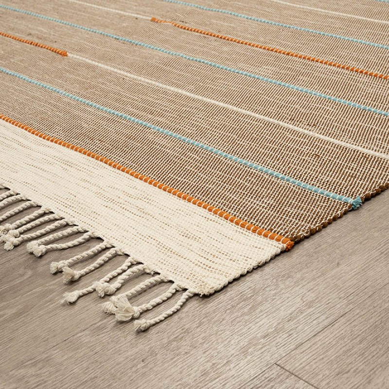 ΧΑΛΙ RIBELLA ΧΕΙΡΟΠΟΙΗΤΟ 600 BROWN - 200X285  NewPlan