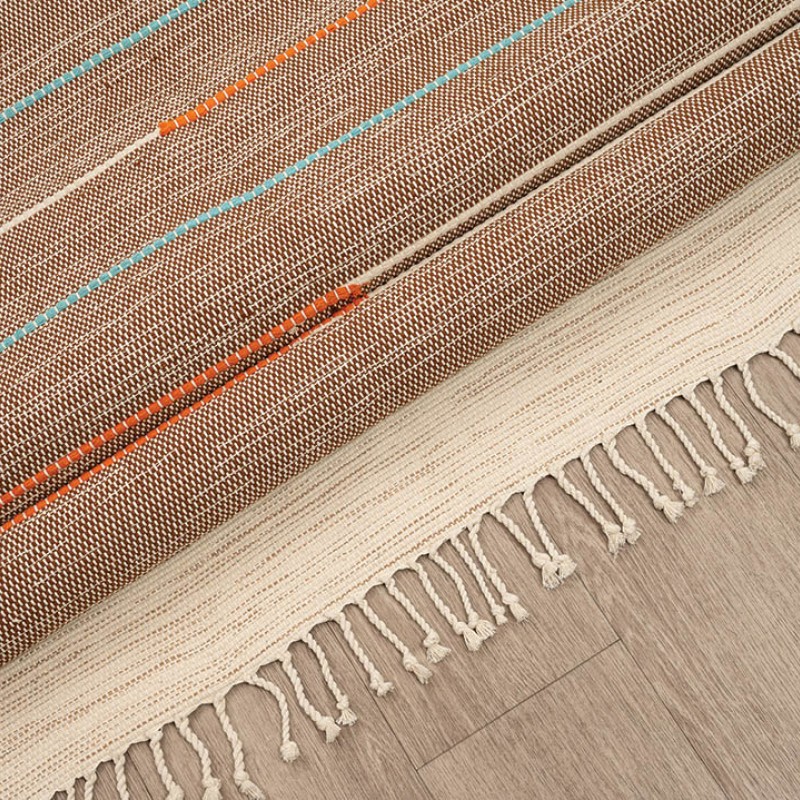 ΧΑΛΙ RIBELLA ΧΕΙΡΟΠΟΙΗΤΟ 600 BROWN - 070X140  NewPlan