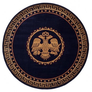 ΧΑΛΙ ΕΚΚΛΗΣΙΑΣΤΙΚΟ ATHOS 2128 BLUE ΡΟΤΟΝΤΑ - 200X200  NewPlan