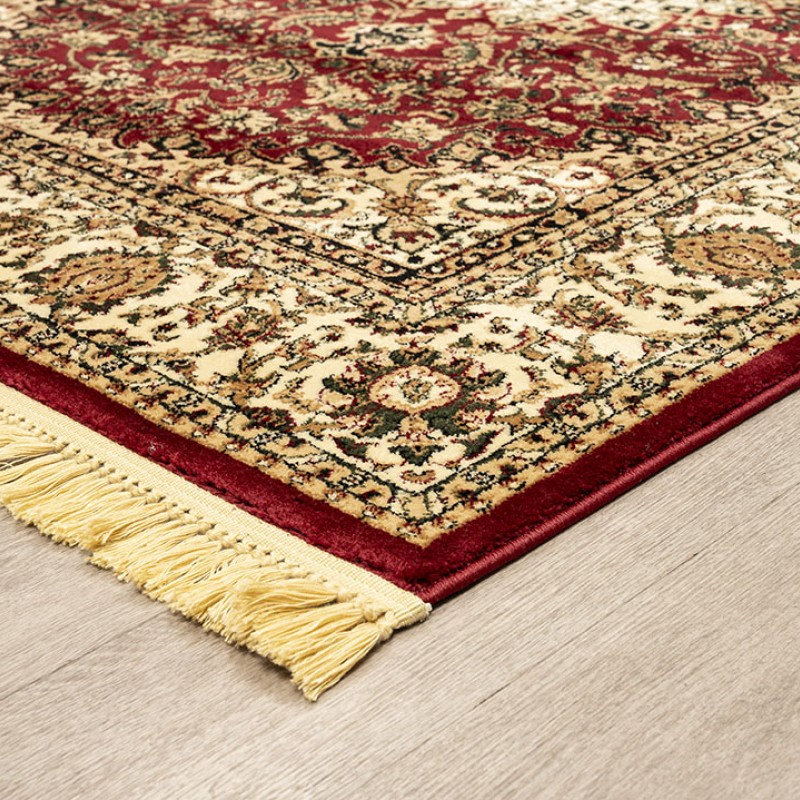 ΧΑΛΙ PERSIA 1019 BURGUNDY ΜΕ ΚΡΟΣΣΙ - 080X150  NewPlan